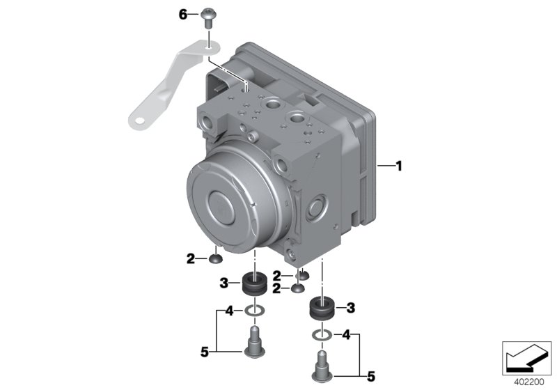 Modulador de presión ABS