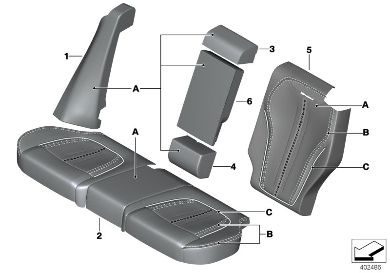 Individual επένδυση κάθισμ.Comfort δέρμα