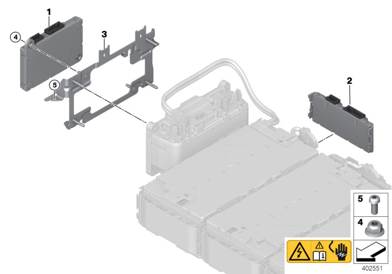 Acumulador alto voltaje unidades mando