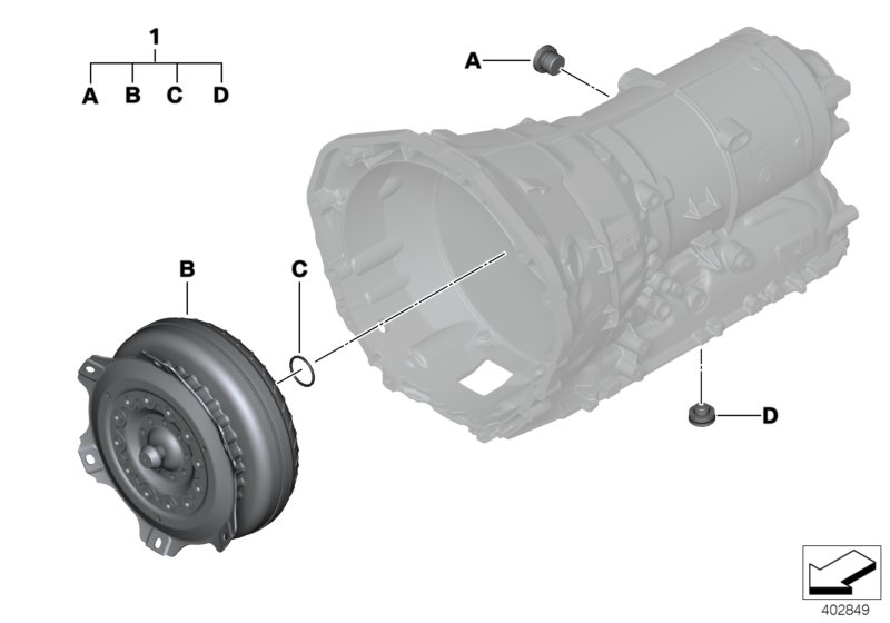 GA8HP45Z トルク コンバーター-Power Kit