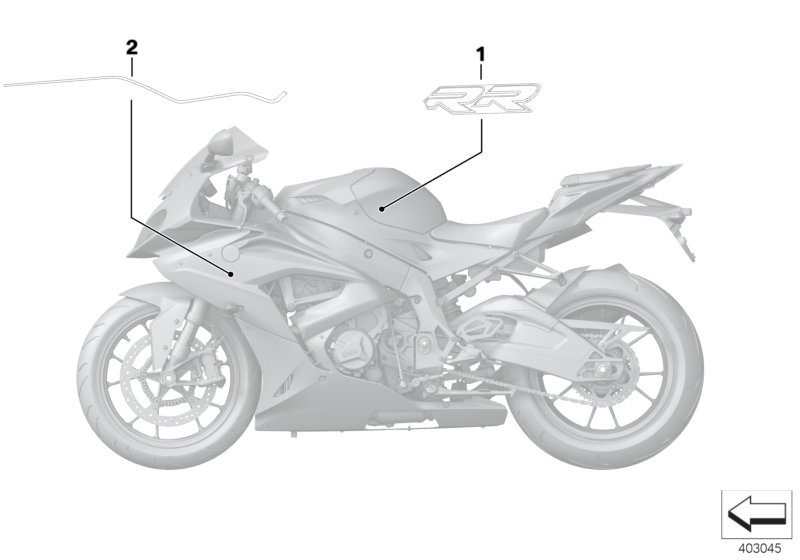 Label, fairing side section