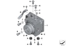 Pressure modulator ABS