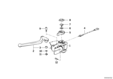 Handle unit left/single parts