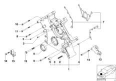 Lower timing case