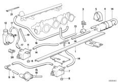 Onderdrukbesturing-motor