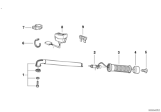 Heated handgrip/mounting parts