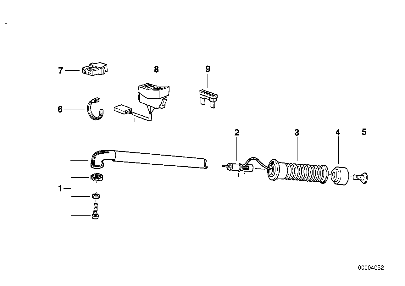 Punho aquecido/peças adicionais