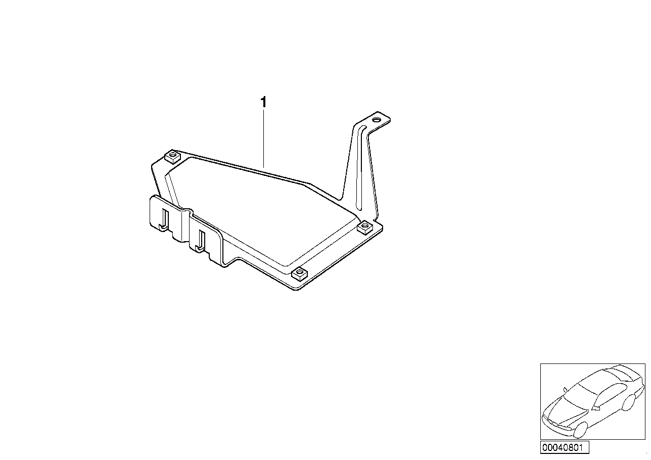 Kabel avtaeckning/styrdonfaeste