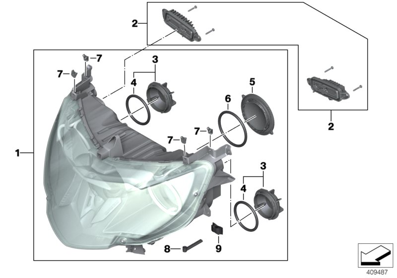 projecteur au xénon actif