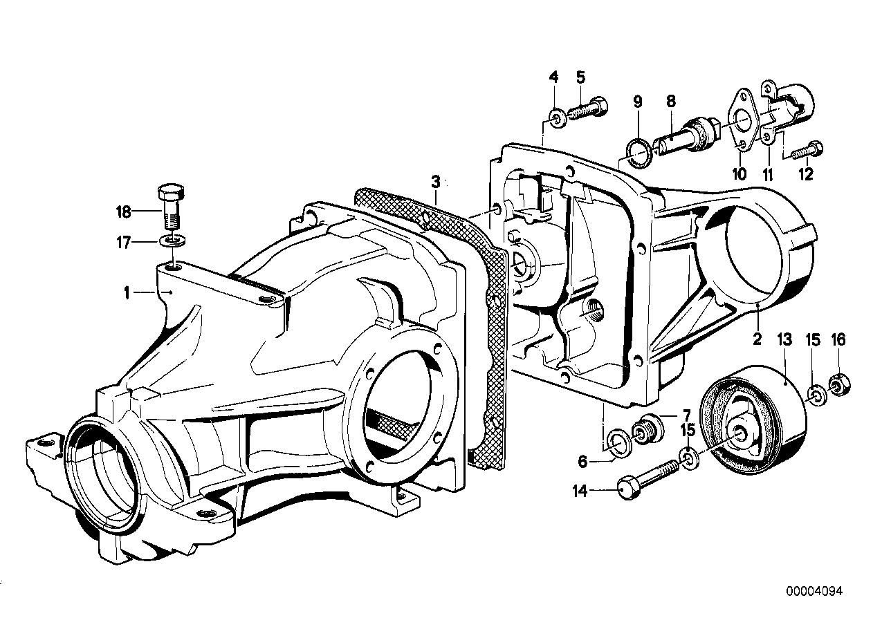 Final drive cover/trigger contact