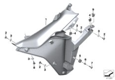 Inner part of fairing side section