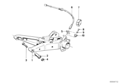 Rear axle support/wheel suspension