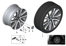 BMW LA wheel V-spoke 595 - 19''