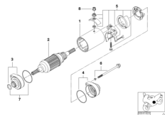 Starter, single parts