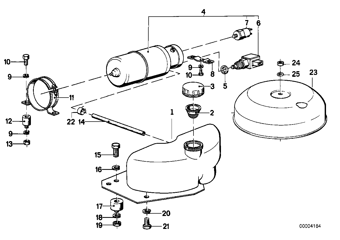 Levelling device/pump unit