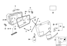 Integral case single parts