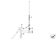 Antena radiowa 380 MHz