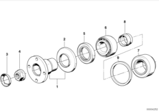 Flange primário/apoio/anel vedante