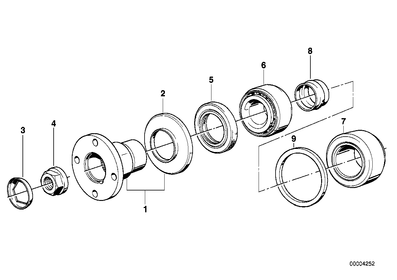 Meneemflenslegering/keerring