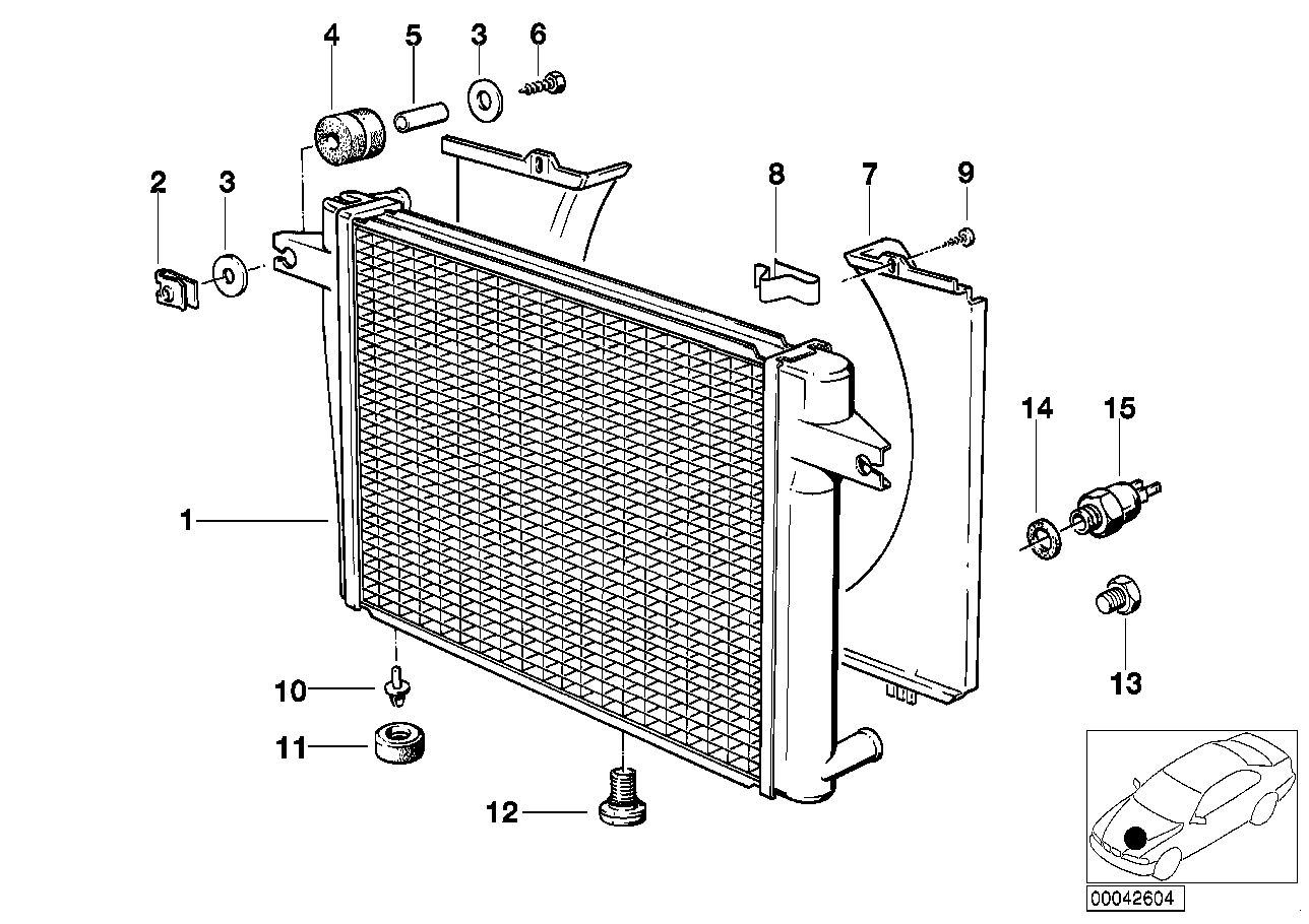 Radiateur/cadre