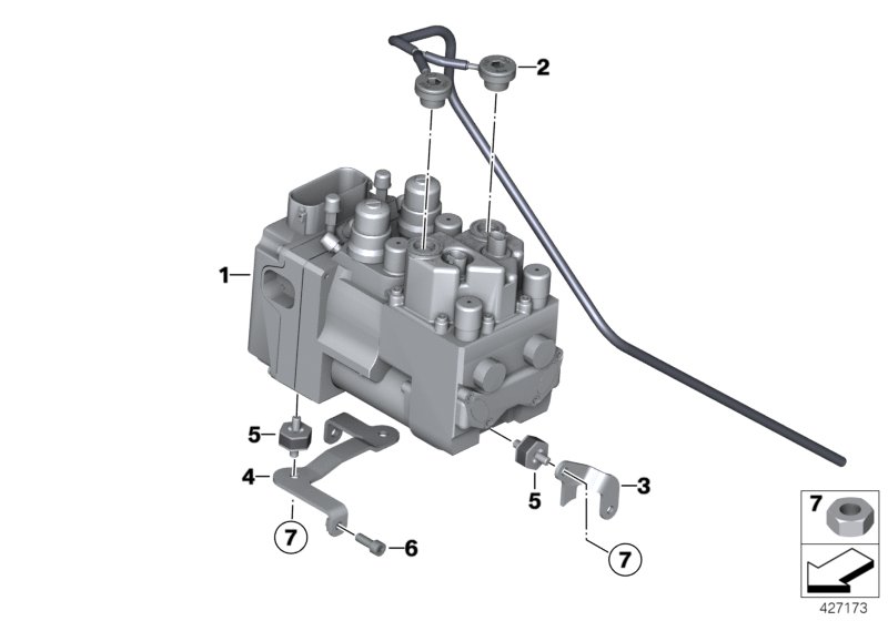 Modulador de pressão ABS Integral