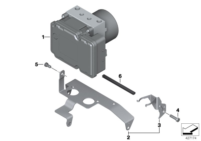 Tryckmodulator I-ABS-generation 2