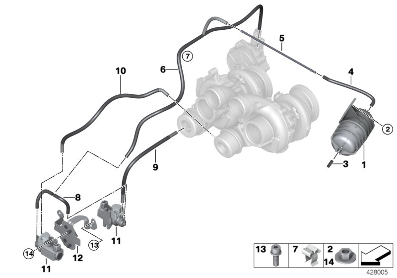 Vacum control-engine-turbo charger