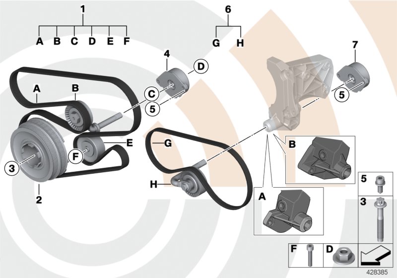 Repair kit, belt drives, Value Line