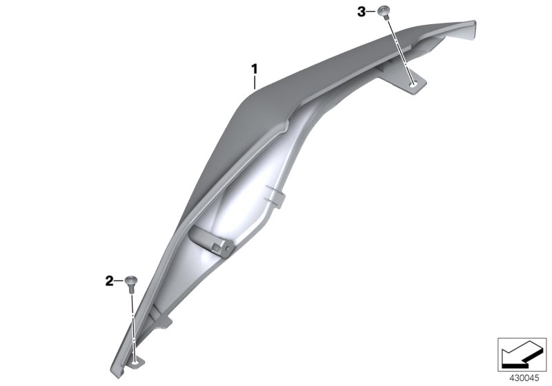 Peça lateral traseira