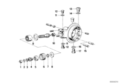 Differential-bevel gear inst.parts