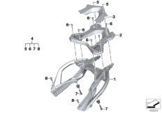 Bracket f top case