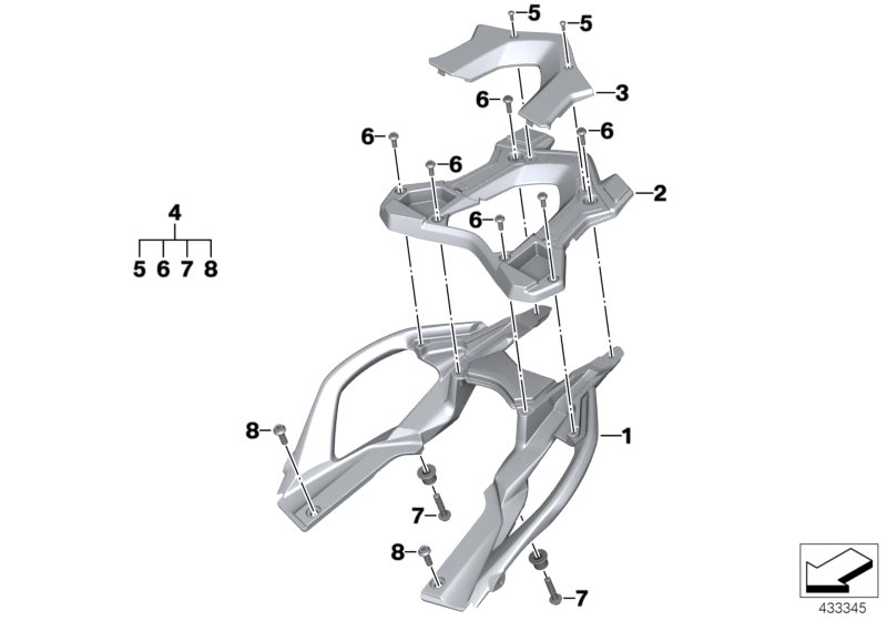 Bracket f top case