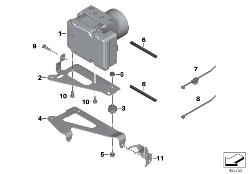 Tryckmodulator I-ABS-generation 2