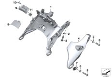 Suporte do revestimento do cockpit