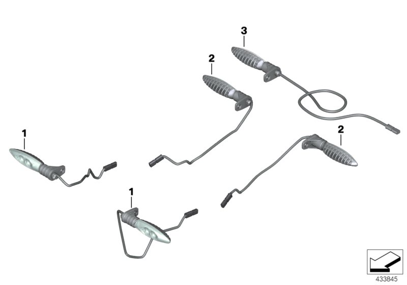 LED turn indicators