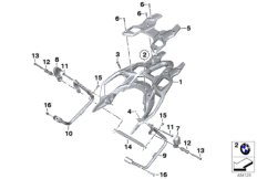 Ponte portapacchi topcase