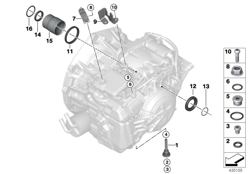 GA8F22AW montaj parçaları/contalar