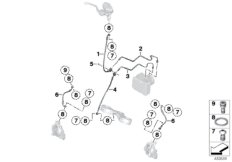 Tuberia de freno delantero ABS