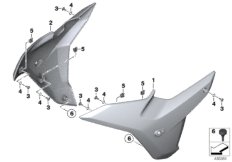 Fairing side sections