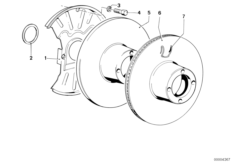 Front brake / brake disc