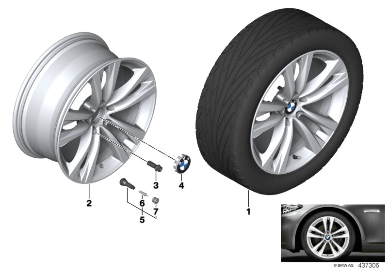 BMW LA wheel styling 610 - 19''
