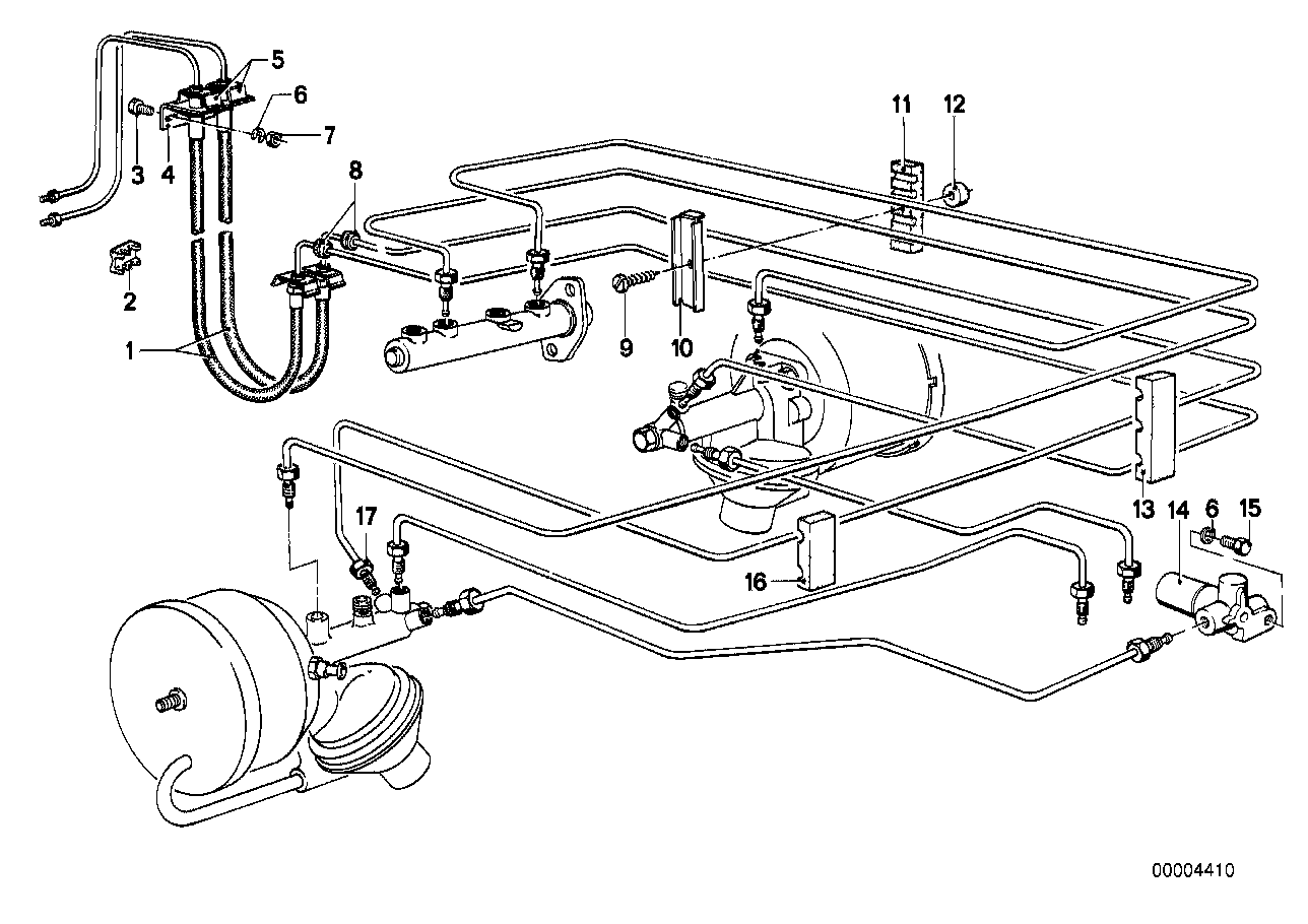 Bromsledningar fram / montering