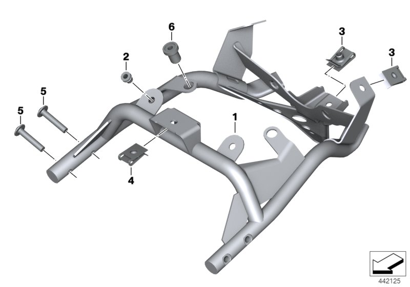 Rear carrier part