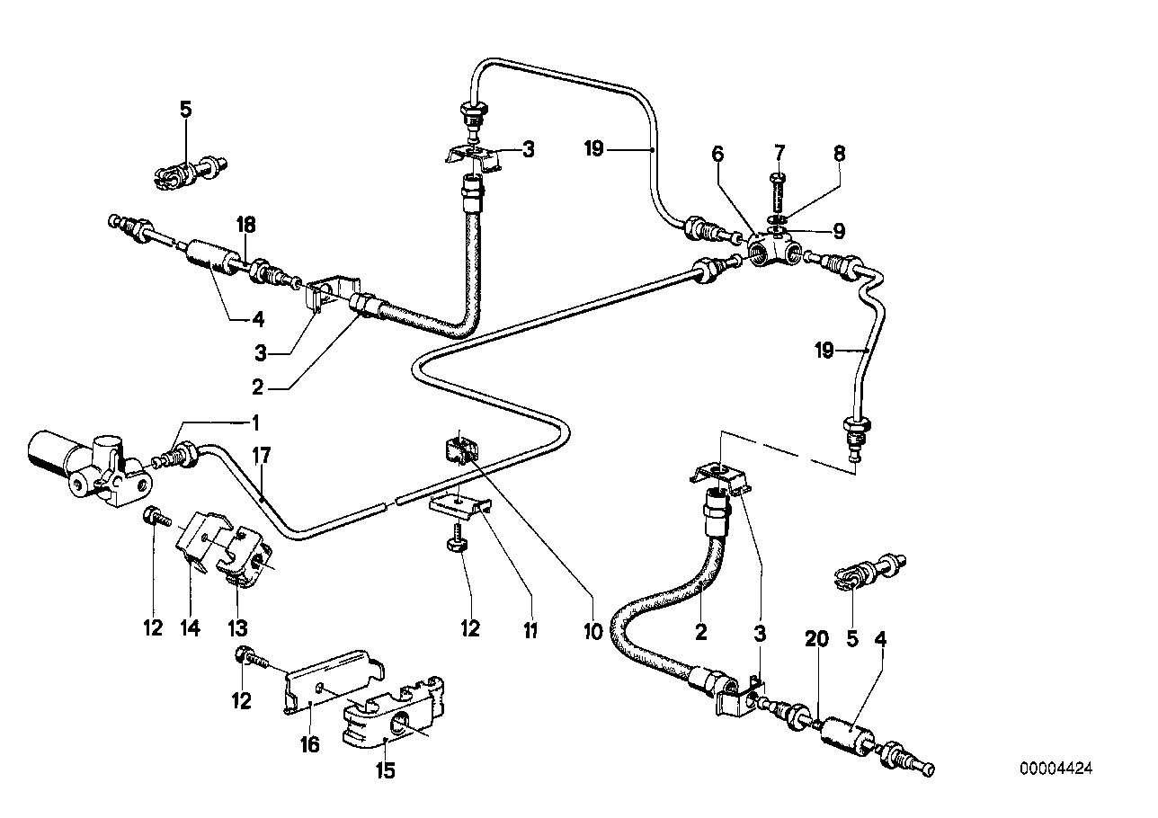 Bremsleitung hinten