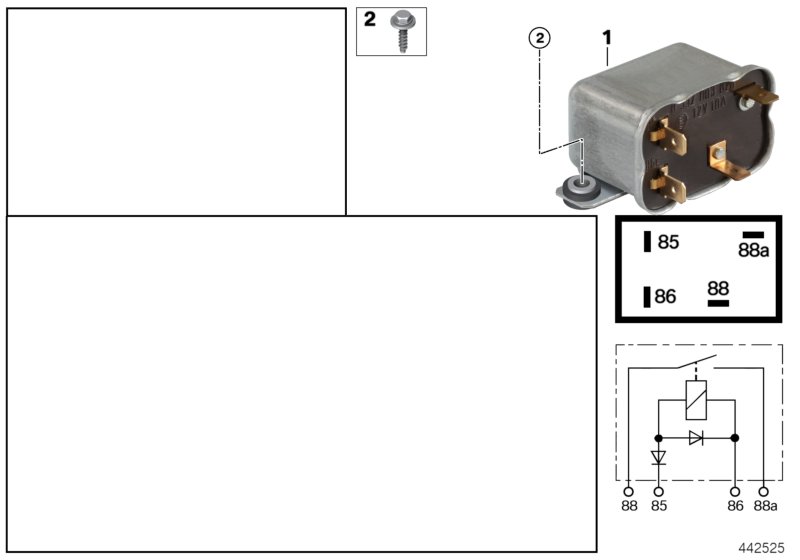 Relay battery disconnection