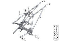 Rear frame