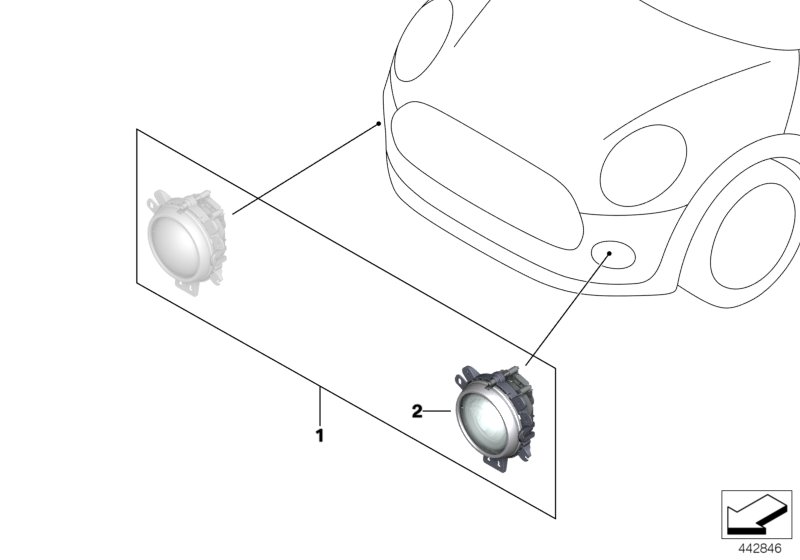 Luz de condução diurna LED MINI