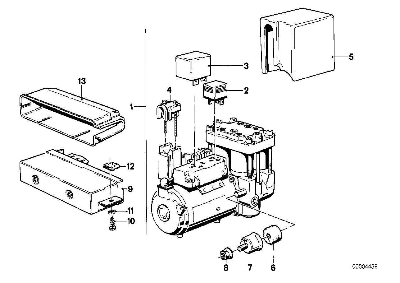 Anti block system-control unit