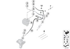 Bremsleitung hinten ABS