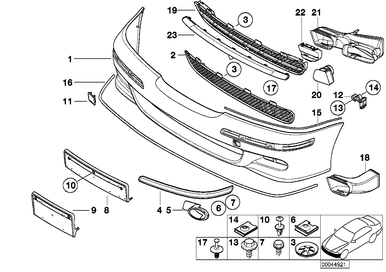 M Obudowa przednia